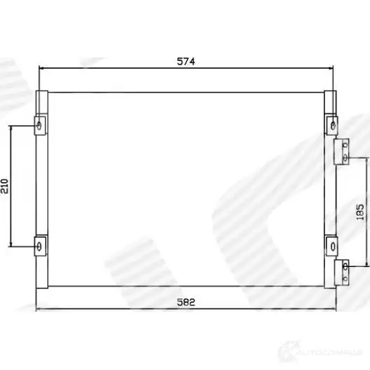 Радиатор кондиционера SIGNEDA RC95014 3AKEI IQ 1422699625 изображение 0