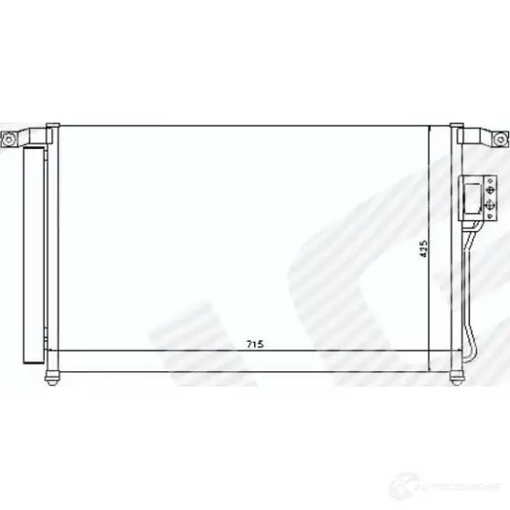 Радиатор кондиционера SIGNEDA 66 TI8M RC94869 1438090666 изображение 0