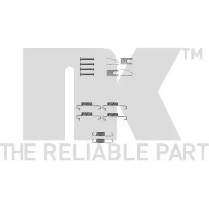 Ремкомплект тормозных колодок NK 7947528 1254270 2TB OZX