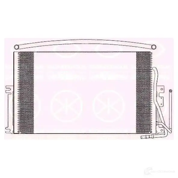 Радиатор кондиционера KLOKKERHOLM 3WLS S2 853646 5077305241