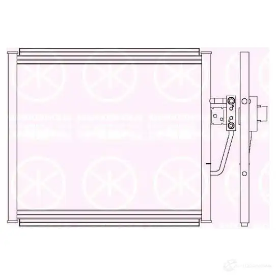 Радиатор кондиционера KLOKKERHOLM TL147 IW 0065305213 839512 изображение 0
