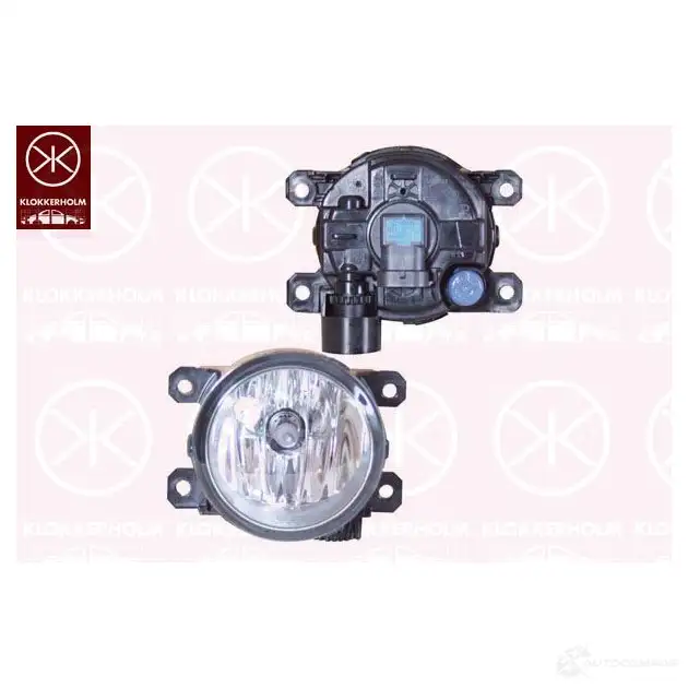 Противотуманная фара, птф KLOKKERHOLM 05390280A1 6V7D31 K 840965