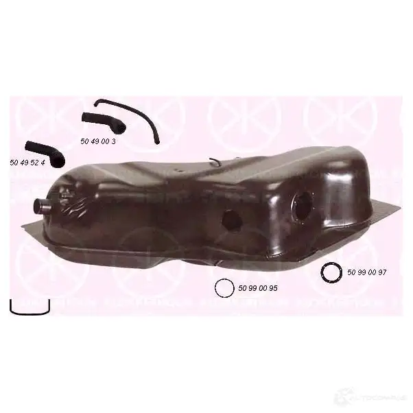 Топливный бак KLOKKERHOLM GW7 S1 5049016 852687