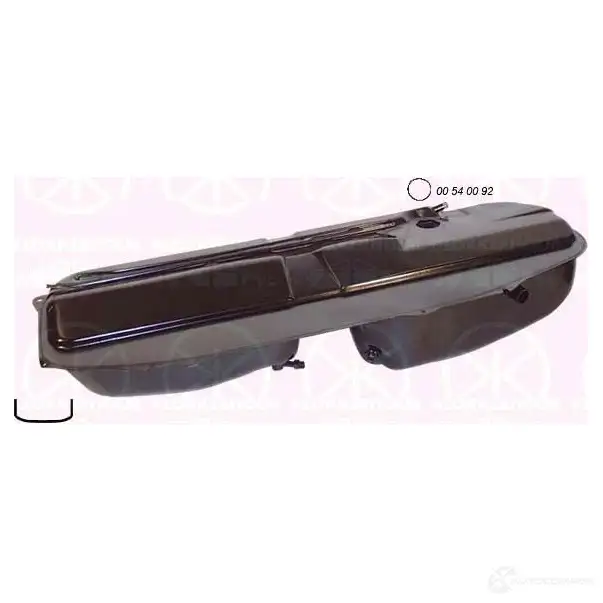 Топливный бак KLOKKERHOLM QOTR 4R 838679 0054009