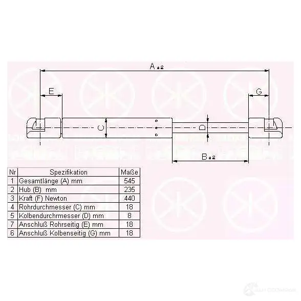 Фара KLOKKERHOLM 845948 72SSSQ R 25530138a1