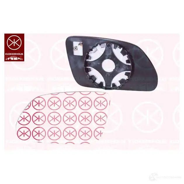 Зеркальный элемент, стекло зеркала KLOKKERHOLM 858706 HTL CBR 75211064 изображение 0