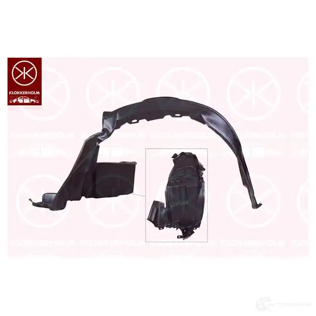 Подкрылок KLOKKERHOLM UZH T9C 840183 0501387 изображение 0