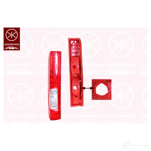 Задний фонарь KLOKKERHOLM 50890714 853947 E G8JJFG