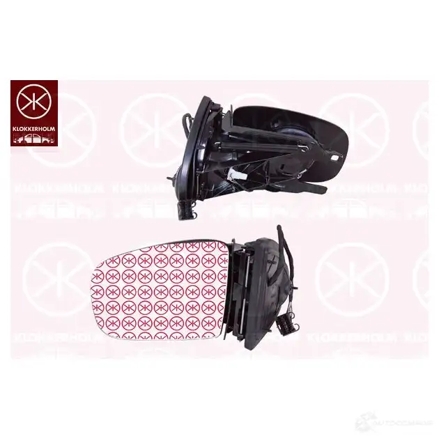 Наружное зеркало KLOKKERHOLM 05261041 840622 V8E9 R