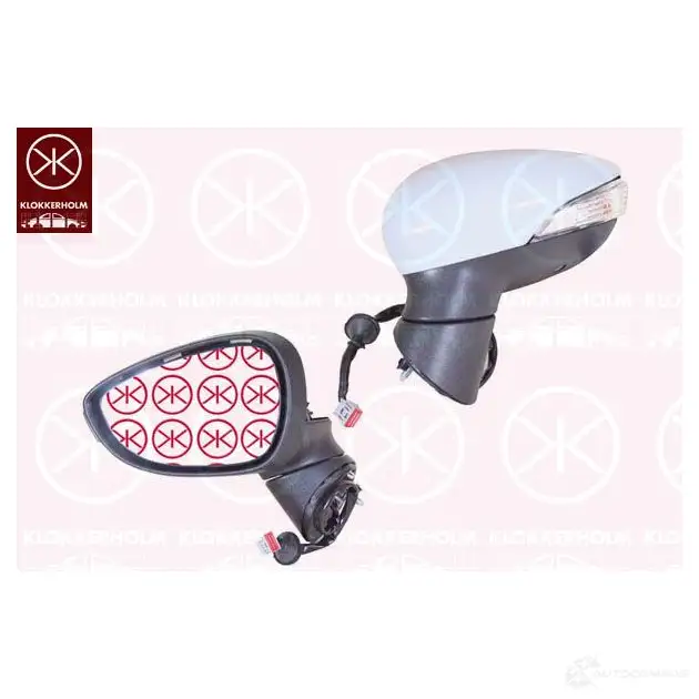 Зеркало боковое наружное KLOKKERHOLM 25651048 2H04 4F 846639