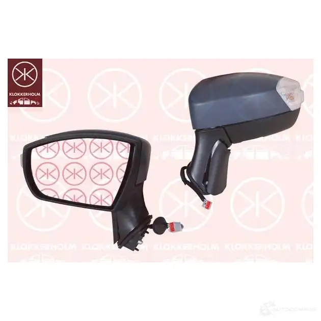 Зеркало боковое наружное KLOKKERHOLM 846760 25781042A1 NTCP 950