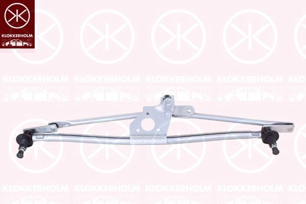 Трапеция стеклоочистителя KLOKKERHOLM 1440728115 5P2B AS 11053280