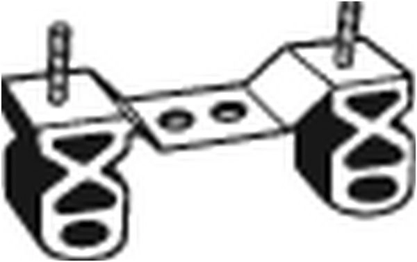 Резинка глушителя KLOKKERHOLM 255-516 1440728460 F6 XMCR