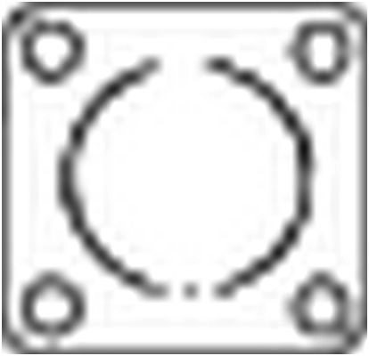 Прокладка глушителя KLOKKERHOLM 256-093 PH9 YZ 1440728521