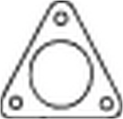Прокладка глушителя KLOKKERHOLM 256-120 1440728525 XQZX B изображение 0