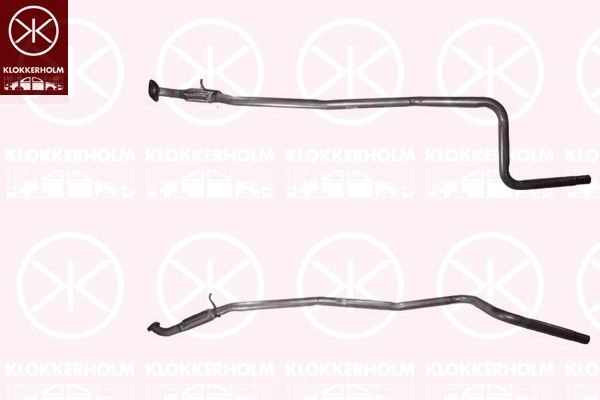 Выхлопная труба глушителя KLOKKERHOLM OGZ J9 1440728628 25648651