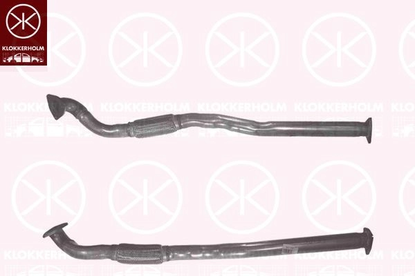 Выхлопная труба глушителя KLOKKERHOLM 1440729216 5R ODNV 50528631