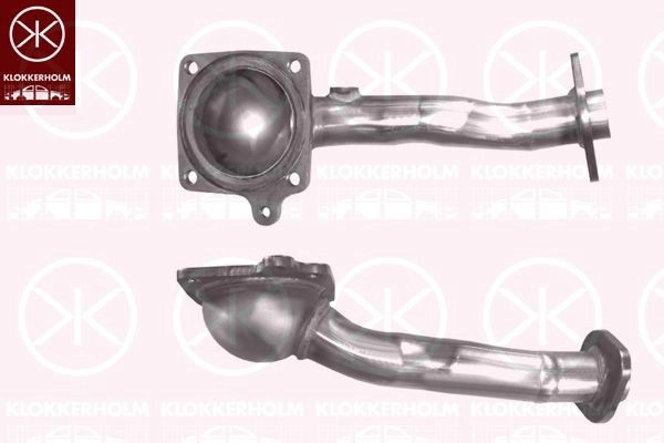 Выхлопная труба глушителя KLOKKERHOLM B 964J 1440729433 68148632