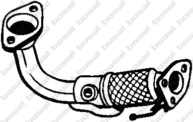 Выхлопная труба глушителя KLOKKERHOLM 9V99B8 P 700-033 1424287549 изображение 0