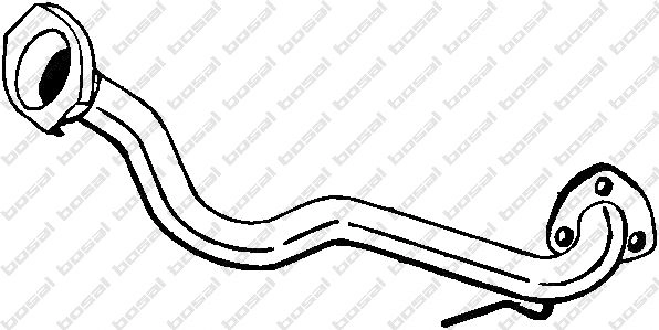 Выхлопная труба глушителя KLOKKERHOLM D QV0L 1424287592 730-207