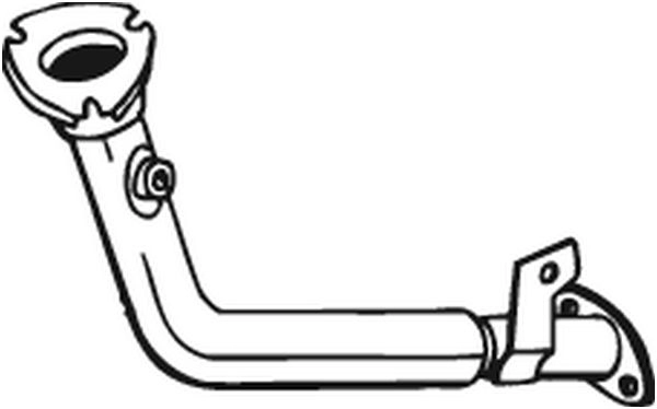 Выхлопная труба глушителя KLOKKERHOLM C063Z J 1424287611 740-363 изображение 0