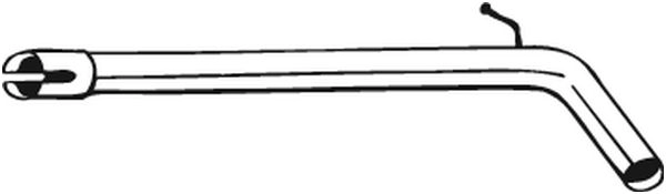 Выхлопная труба глушителя KLOKKERHOLM 1424287675 751-421 T VTLXG изображение 0