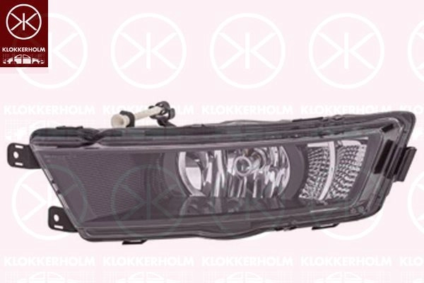 Противотуманная фара, птф KLOKKERHOLM 75180292A1 5A DMZ 1440729636