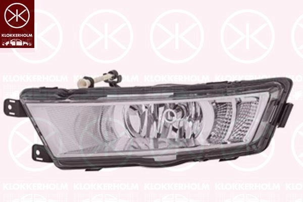 Противотуманная фара, птф KLOKKERHOLM 75180294A1 SPV TA6 1440729638