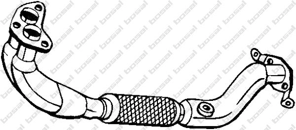 Выхлопная труба глушителя KLOKKERHOLM 753-833 1424287701 V6ZV W изображение 0