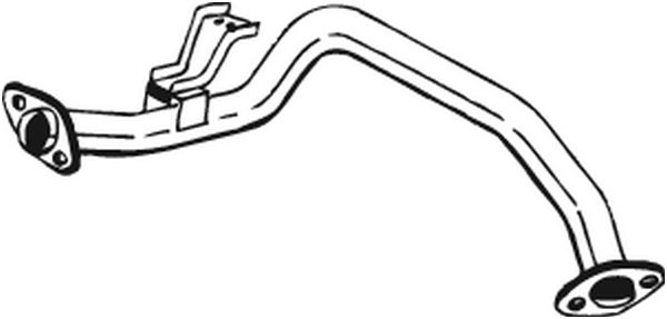Выхлопная труба глушителя KLOKKERHOLM 770-585 T RKBU2I 1440729703 изображение 0