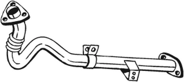 Выхлопная труба глушителя KLOKKERHOLM 1440729704 S6MQYX D 770-587