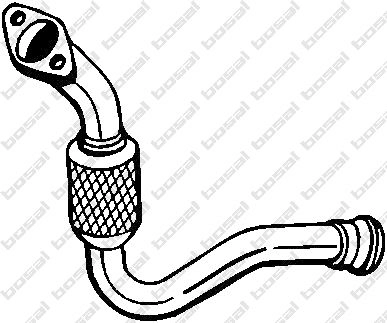 Выхлопная труба глушителя KLOKKERHOLM 1440729705 773-263 W91PU T