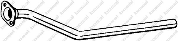 Выхлопная труба глушителя KLOKKERHOLM 800-021 1440729769 R2 RQU изображение 0