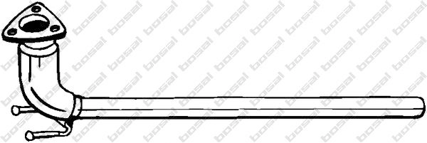 Выхлопная труба глушителя KLOKKERHOLM 1424287747 X7T 10U 800-105 изображение 0