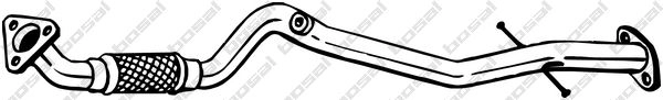 Выхлопная труба глушителя KLOKKERHOLM D6EA P8G 800-185 1424287754