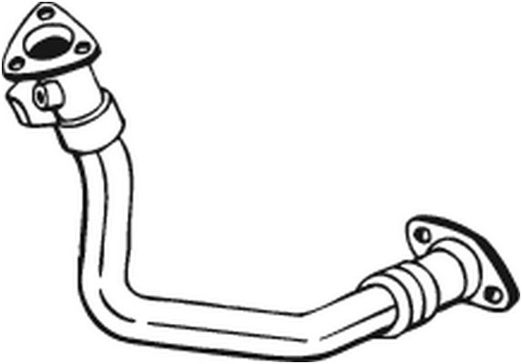 Выхлопная труба глушителя KLOKKERHOLM MFP YNQ 801-125 1440729801 изображение 0