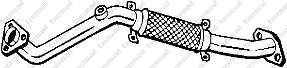 Выхлопная труба глушителя KLOKKERHOLM 803-007 RANIB AR 1440729818 изображение 0