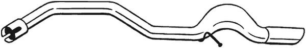 Выхлопная труба глушителя KLOKKERHOLM 810-429 1440729825 XU4H 4 изображение 0