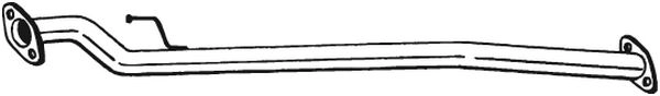 Выхлопная труба глушителя KLOKKERHOLM 810-489 1QU NR 1440729826 изображение 0