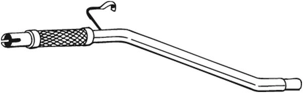 Выхлопная труба глушителя KLOKKERHOLM 1440729915 C KSHO 835-179 изображение 0