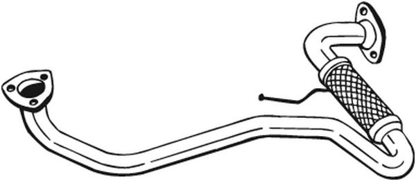 Выхлопная труба глушителя KLOKKERHOLM KZ CNYP 1440729919 837-299 изображение 0