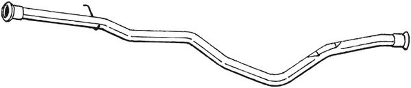 Выхлопная труба глушителя KLOKKERHOLM MFIL U 1440729925 839-041 изображение 0