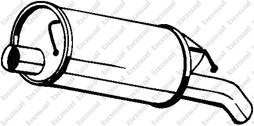 Глушитель KLOKKERHOLM 5WAMDJ X 1425027740 105-137