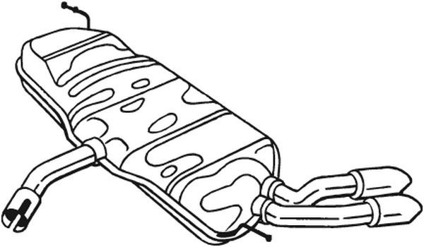 Глушитель KLOKKERHOLM LLJLT Z 1425027750 105-905
