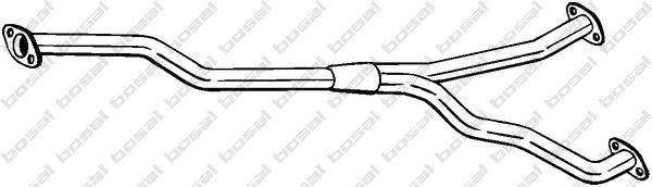 Выхлопная труба глушителя KLOKKERHOLM 1EUX 4 850-097 1440729957 изображение 0