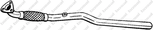 Выхлопная труба глушителя KLOKKERHOLM LFWFGS A 1424287882 852-317 изображение 0