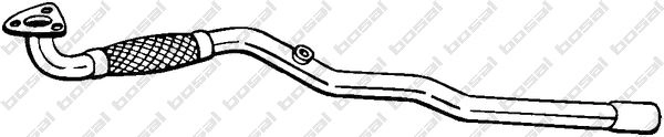 Выхлопная труба глушителя KLOKKERHOLM 852-365 1424287883 2E IVW