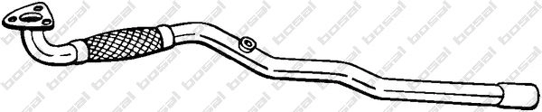 Выхлопная труба глушителя KLOKKERHOLM 8SCU J1 852-455 1424287888 изображение 0