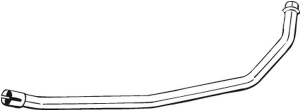 Выхлопная труба глушителя KLOKKERHOLM 884-009 CZT M6 1440730002 изображение 0
