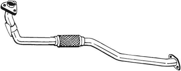 Выхлопная труба глушителя KLOKKERHOLM 886-387 1440730010 GW HLA изображение 0